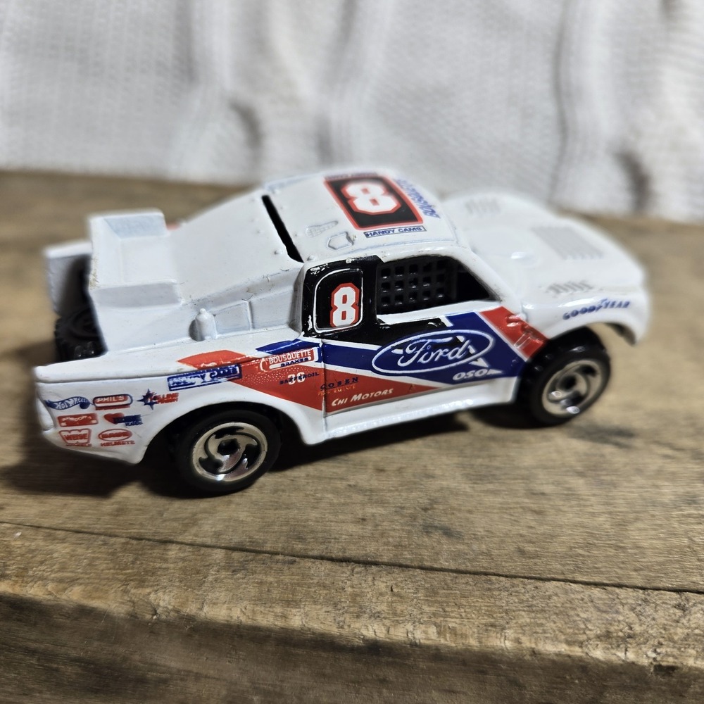 Hot Wheels 1997 Bad Mudder Ford F-150 Baja Truck‎ White First Editions Loose